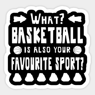 Basketball Teamsport Gift Basket Sticker
